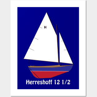 Herreshoff 12 1/2 Sailboat Posters and Art